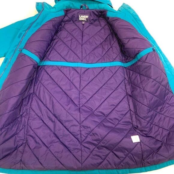 New✨ LANDS’ END Stadium Coat (Sz 18 Petite) - Picture 5 of 12